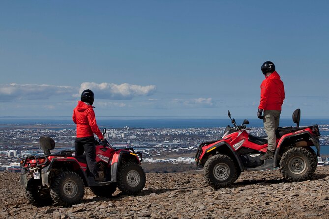 1 Hour ATV Quad Tour : Pick up from Reykjavik (2 persons per ATV) - From Reykjavik streets to open country