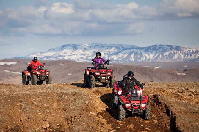 1 Hour ATV Quad Tour : Pick up from Reykjavik (2 persons per ATV) - Basecamp gear and the first ATV lesson