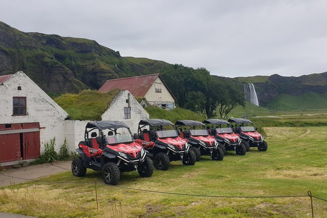 1-Hour Buggy Adventure in Icelandic Nature - Waterfalls, a stream, and distant glaciers