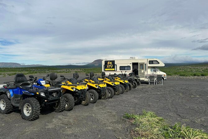 1 hrs ATV quad trip down with glacier river Northeast of Iceland - Getting ready for an easy ATV introduction