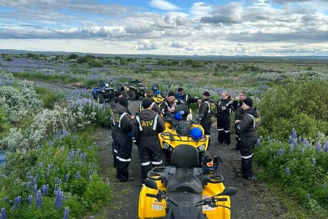 1 hrs ATV quad trip down with glacier river Northeast of Iceland - Following Jökulsá á Fjöllum toward the waterfalls