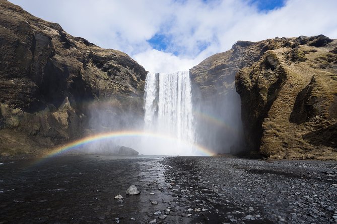 2-Day Ice Cave & South Coast: Glacier Hike and Glacier Lagoon - Skógafoss and the View Above the Gorge