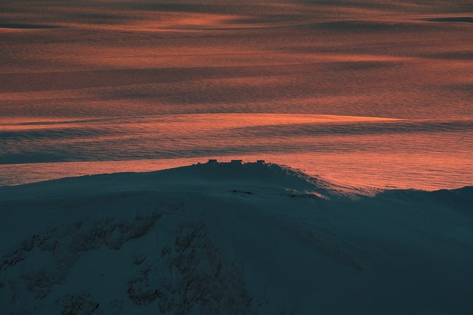 Airplane Flight over Vatnajökull Volcanic Eruption Sites - Volcanic eruption sites and the winding river