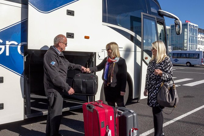 Airport Express Shared Arrival Transfer from Keflavik Airport to Reykjavik Hotels - The Reykjavik City terminal change
