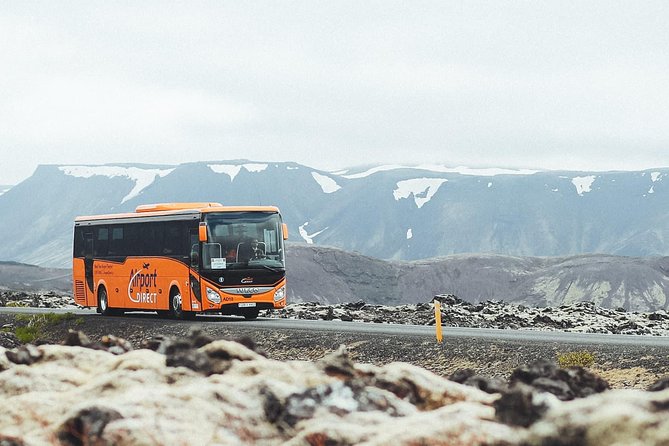 Airport Transfer in Iceland from Keflavik Airport to Reykjavik City one way - The 45-minute ride across Iceland’s southwest
