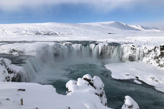 Akureyri: Godafoss Waterfall Tour & Bathing in the Forest Lagoon - A Ten-Minute View of Akureyri and Eyjafjörður