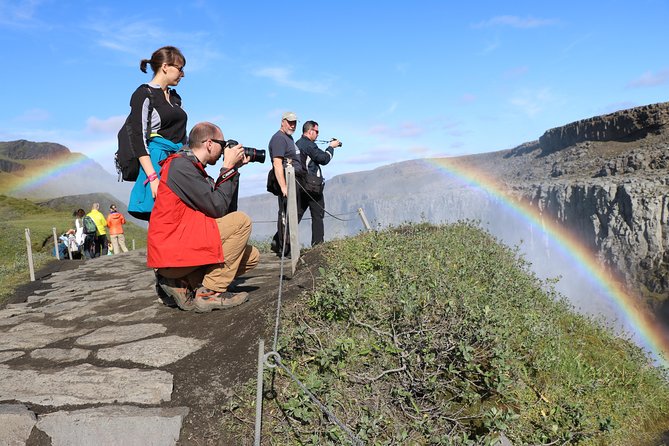 Akureyri North Iceland Waterfalls and Nature Baths Small Group Tour - Lake Myvatn and the volcanic country around it