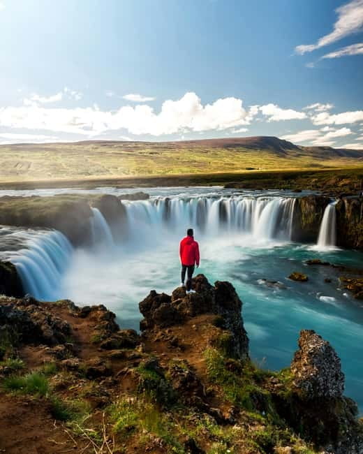 Akureyri Port: Godafoss Waterfall Classic Tour & Viewpoint - The first 45 minutes on the road