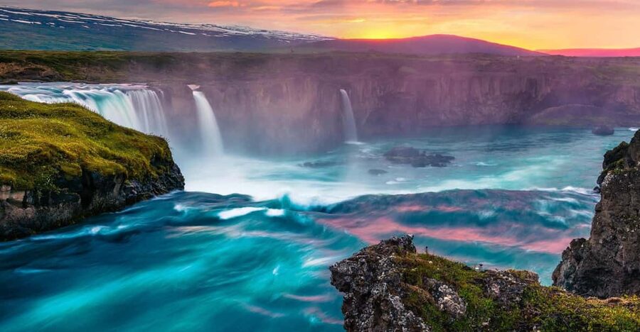 Akureyri Port: Godafoss Waterfall Guided Tour with Pickup - The Akureyri viewpoint stop
