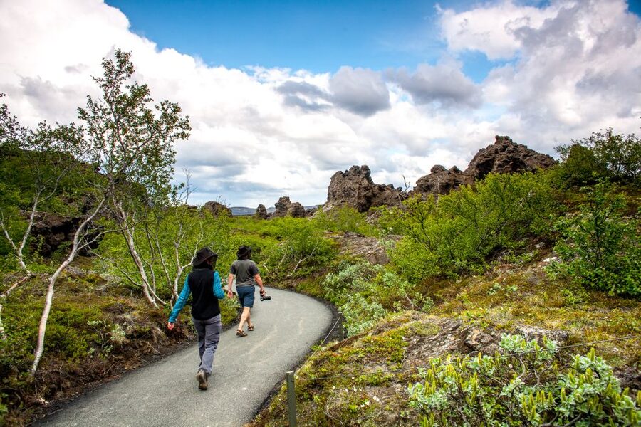Akureyri Port: Lake Mývatn and Godafoss Waterfall Tour - Goðafoss: a powerful first stop