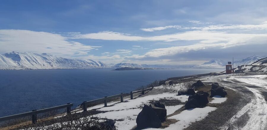 Akureyri-Siglufjörður; Half day to the arctic coastline - Leaving Akureyri by the coastal road