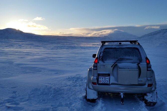 Arctic Fox Travel Dettifoss lake Mývatn winter private super jeep tour - Lake Mývatn brings volcanic scenery and a slower pace
