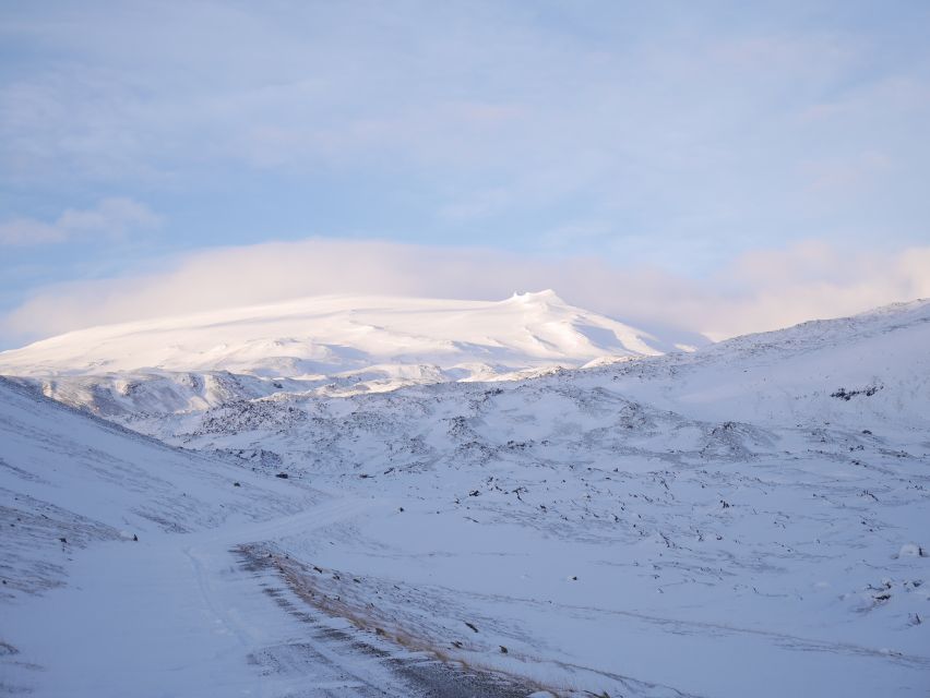 Arnarstapi: Snæfellsjökull Glacier and Volcano Hike - Getting fitted with crampons, ropes, and an ice axe