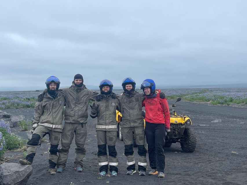 ATV guided trip close to dettifoss iceland - Looking for seals with a telescope