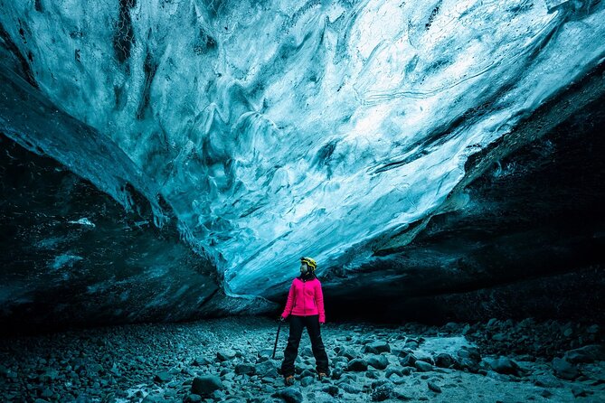 Blue Ice Cave Exploration from Jökulsárlón (Small Group Tour) - Walking toward Vatnajökull’s blue ice