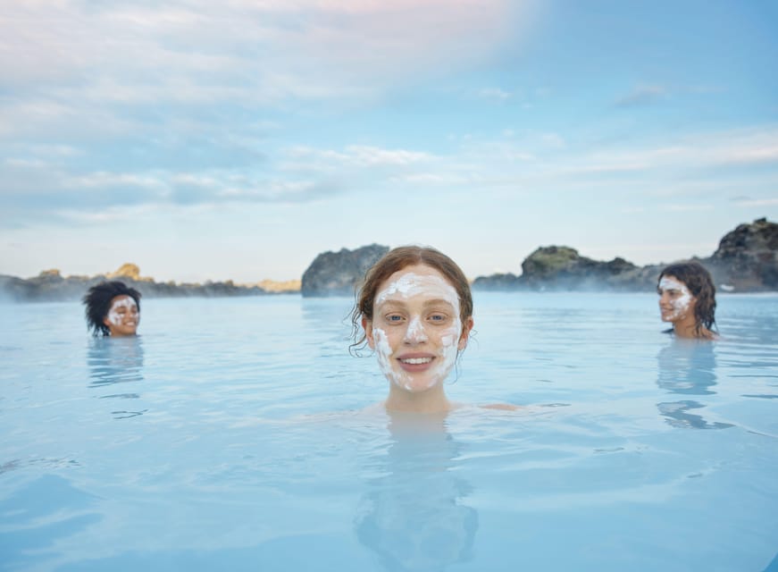 Blue Lagoon: Admission Package with Drink, Towel, and Mask - Arriving through the Reykjanes lava fields