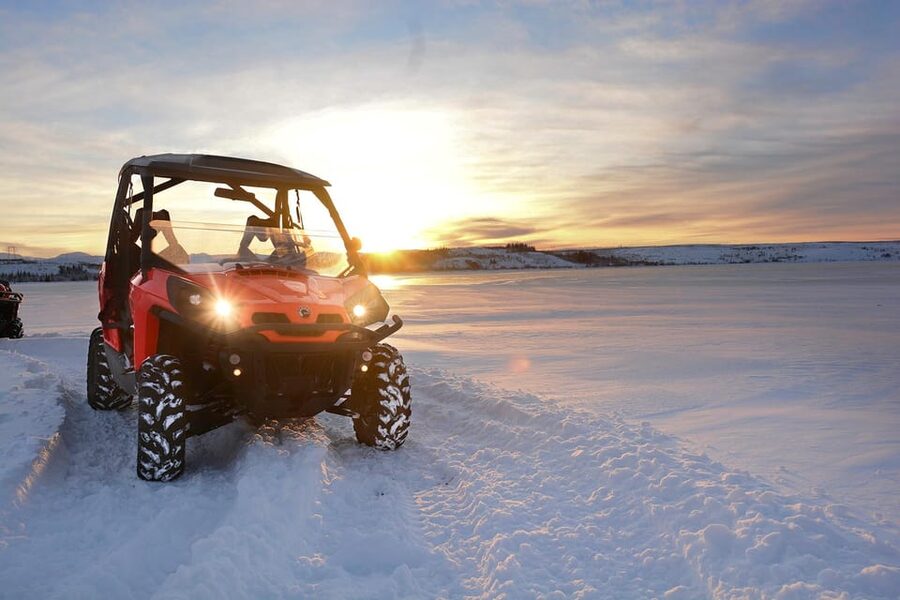 Buggy & Sky Lagoon tour - The one-hour buggy ride toward Reykjavik Peak