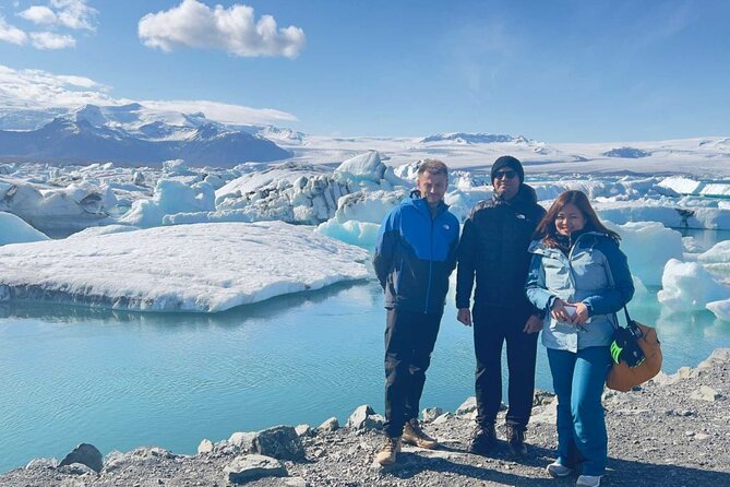Diamond Beach & Jökulsárlón Floating Glacier Guided Day Tour - Stjórnarfoss for a quieter pause