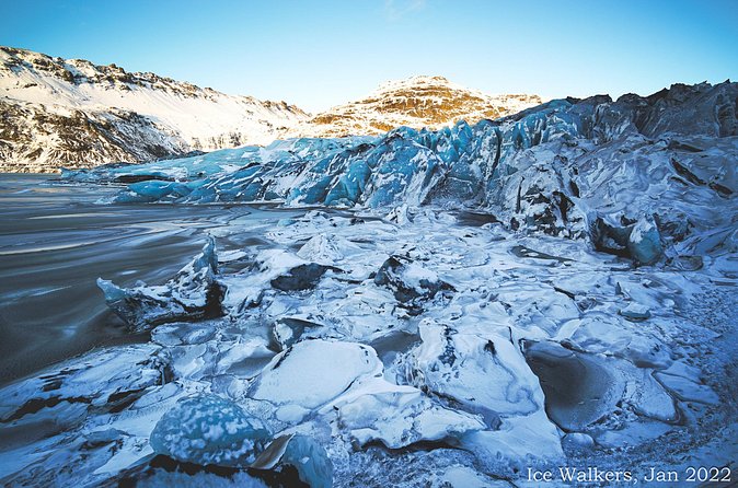 Easy Hike on Sólheimajökull Glacier - Walking through ice walls and volcanic ash