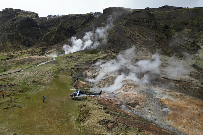 Fire and Ice Helicopter Tour: Glacier and Hengill Geothermal Area - Þingvellir from above, where the plates meet