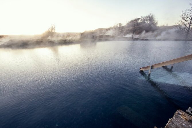 Fludir Secret Lagoon Admission Ticket Only - Sunset and northern lights timing