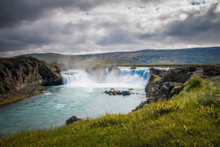 From Akureyri: Godafoss Waterfall Guided Trip with Transfers - Arriving at the Waterfall of the Gods