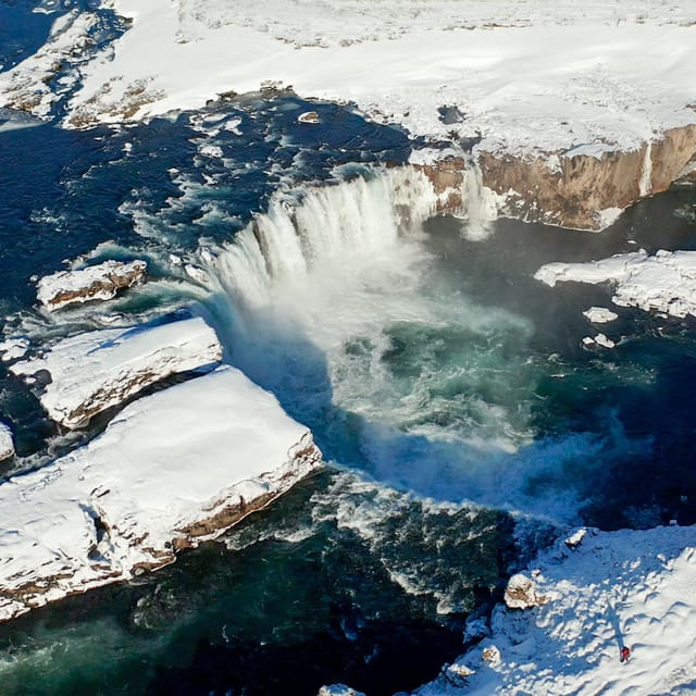 From Akureyri: Goðafoss Waterfall Winter Tour - Eighty minutes beside the Waterfall of the Gods