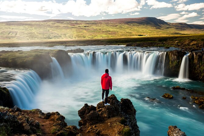 From Akureyri Port: Godafoss Waterfall Tour for Cruise Ships - The Akureyri viewpoint adds a useful final glance