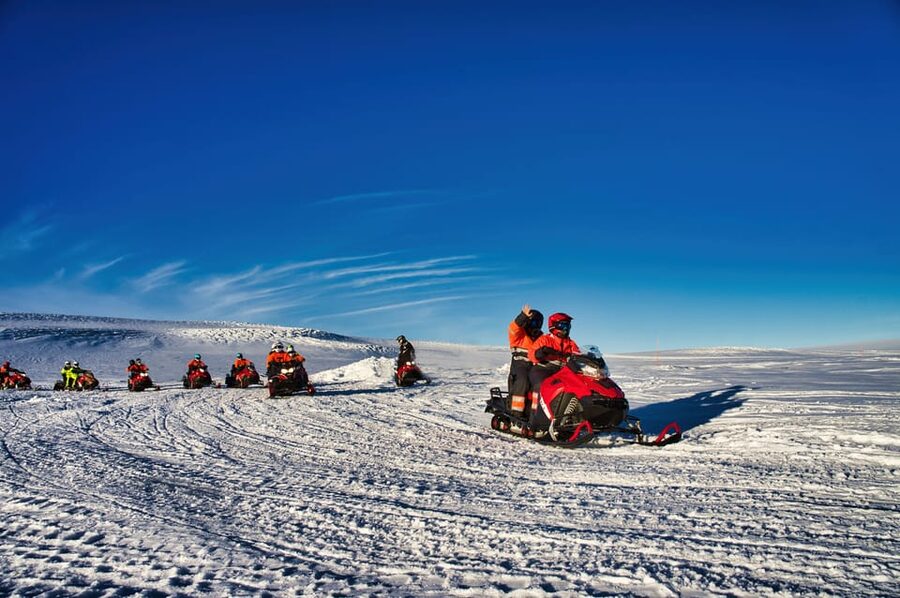 From Geysir: Snowmobile Adventure on Langjökull Glacier - The photo stop and the best views