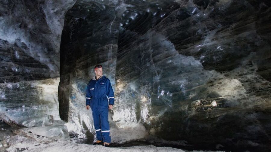 From Gullfoss: Langjökull Ice Cave and Snowmobile Tour - Returning through the snowy highlands