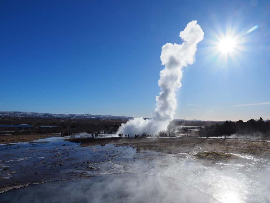 From Keflavik Airport: Private Golden Circle Tour in Iceland - Bruarfoss brings a quieter shade of blue