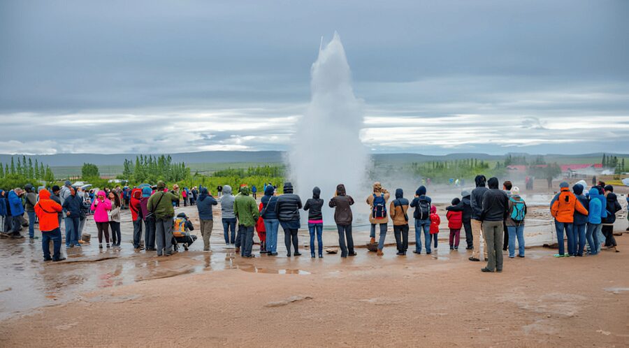 From Keflavik Airport: Private Golden Circle Tour in Iceland - Geysir shows Iceland’s heat beneath the ground