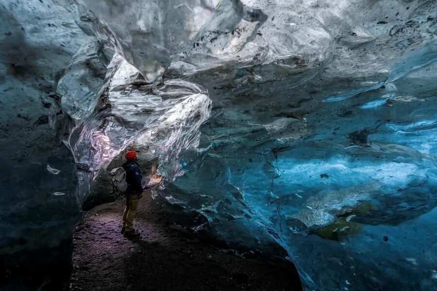 From Reykjavík: 2-Day South Coast Adventure - Skógafoss from below and above
