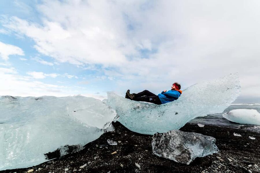 From Reykjavík: 2-Day South Coast Adventure - Reynisfjara, black sand, and basalt columns