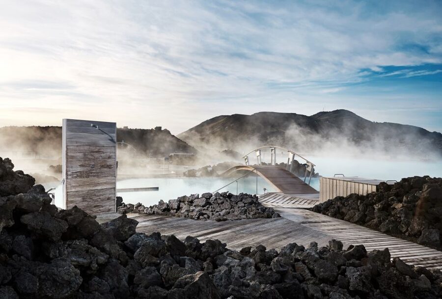 From Reykjavik: Blue Lagoon Admission with Transfers - Arrival, lockers, and the first step into the lagoon