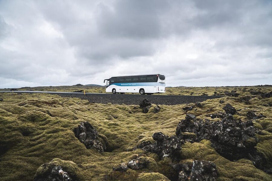 From Reykjavík: Blue Lagoon Premium Admission with Transfer - Entering through the lava corridor