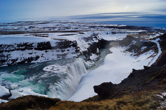 From Reykjavik: Full Day Private Golden Circle Tour in Iceland - Kerid Crater: Red slopes around a blue lake