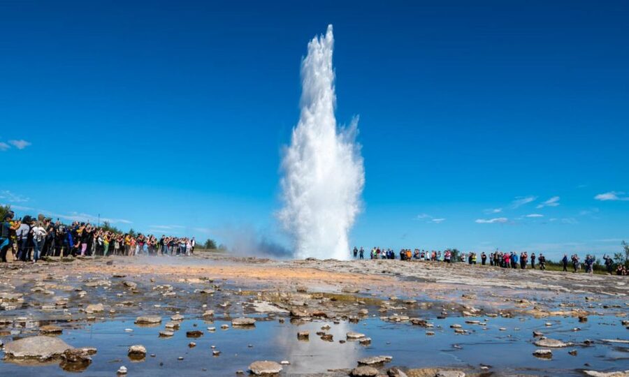From Reykjavik: Full Day Whale Watching & Golden Circle Tour - Moving from the harbor to the Golden Circle
