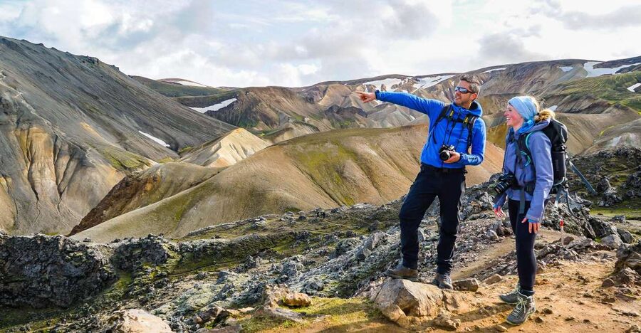 From Reykjavík: Landmannalaugar Day Hike - Arriving at Landmannalaugar’s wardens’ hut