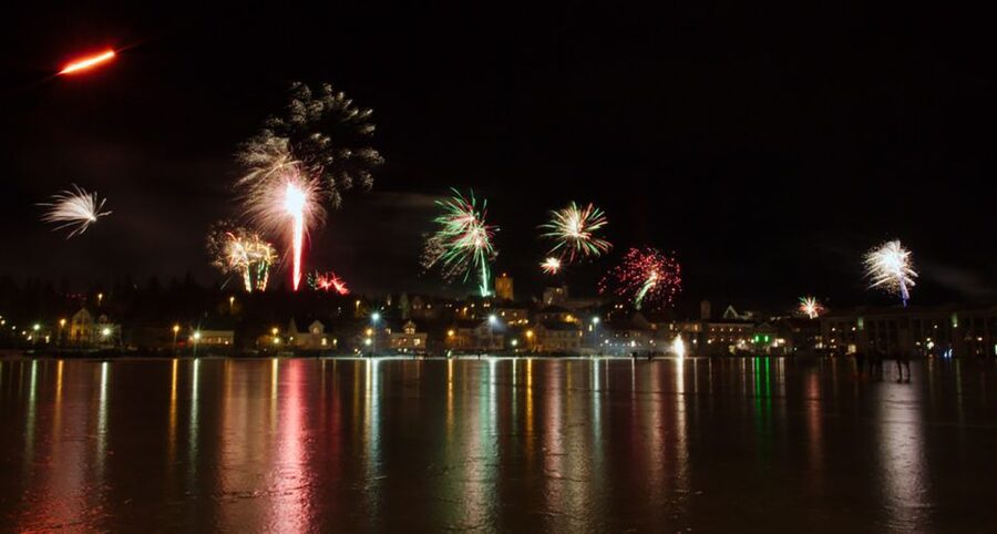 From Reykjavik: New Years Fireworks by Boat - Boarding the Arctic Rose at 10:30 PM