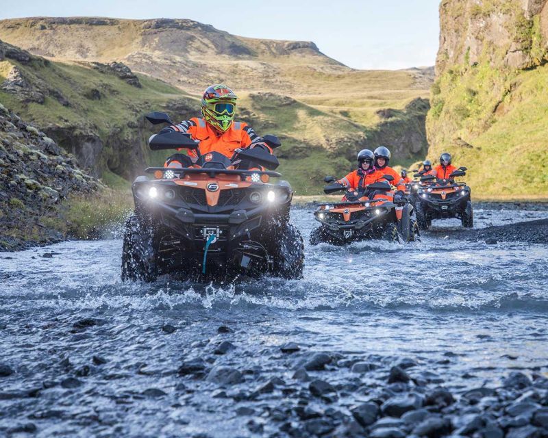 From Reykjavik: South Coast, Plane Wreck, & Beach ATV Tour - Walking behind Seljalandsfoss