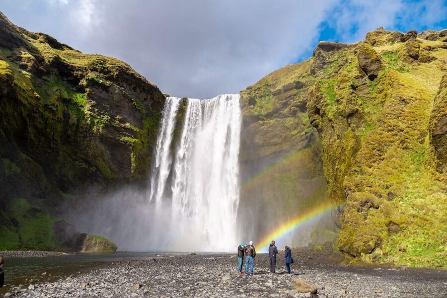 From Reykjavik: South Coast Tour & DC-3 Plane Wreck - Skógafoss: Iceland’s waterfall with a thunderous entrance