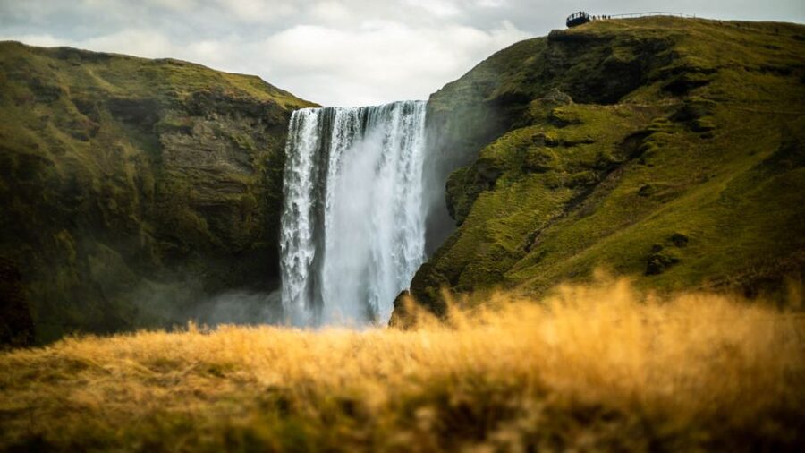 From Reykjavík: Vík Lava Show & South Coast Waterfalls Tour - The morning bus ride from Reykjavík