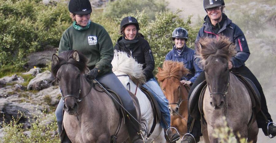 From Reykjavík: Viking Horseback Tour in Hafnarfjörður - Getting ready in warm riding gear