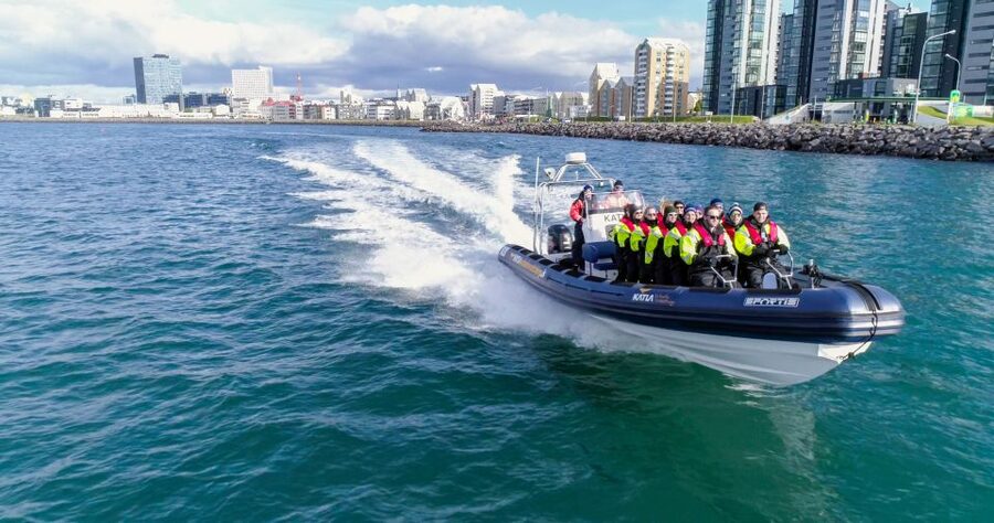 From Reykjavik: Whale Watching Tour by Speedboat - The RIB ride across Faxaflói Bay