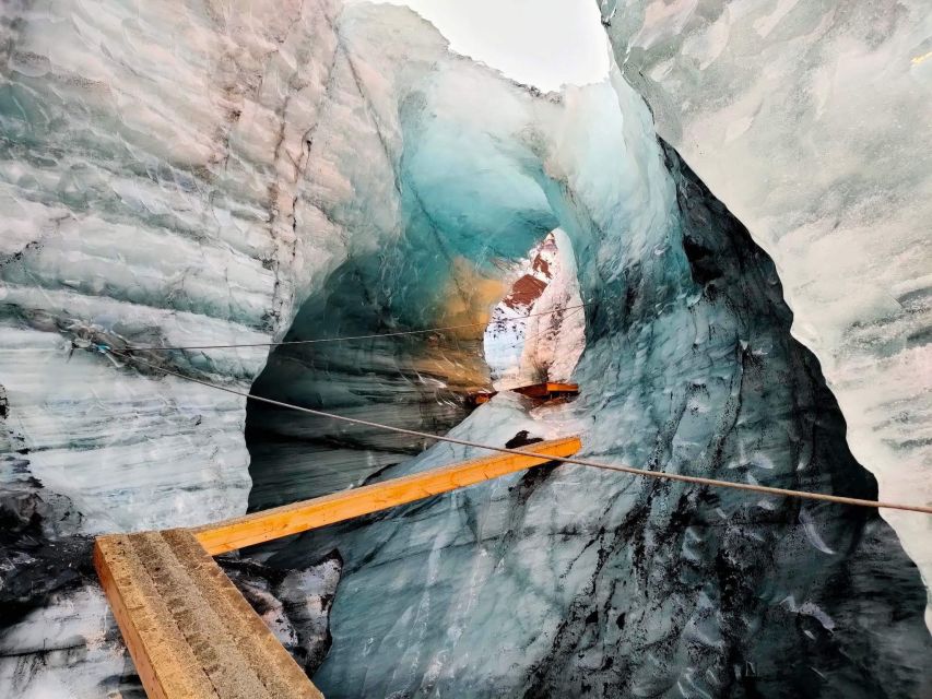 From Vik: Myrdalsjokull glacier and Katla Ice Cave Tour - Gearing up at the glacier base