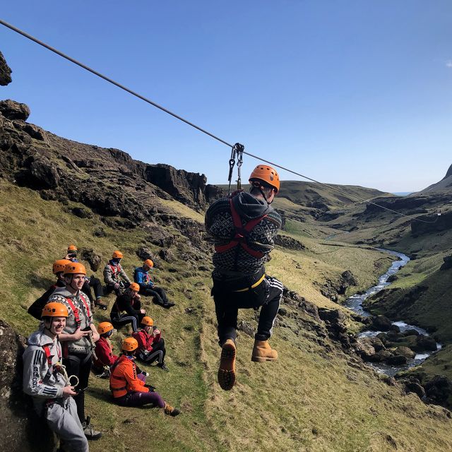 From Vík: Zipline and Hiking Adventure Tour - The Gentle Giant, the longest ride