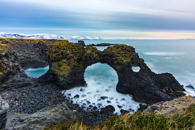 Full-Day Snaefellsnes Peninsula Tour - 30 Shot Photo Package - Arnarstapi brings cliffs, sea stacks, and a fishing village
