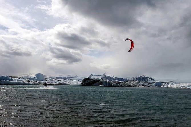 Glacier Lagoon & South Coast. Private Day Tour - Skógafoss: spray, stairs, and a final big view