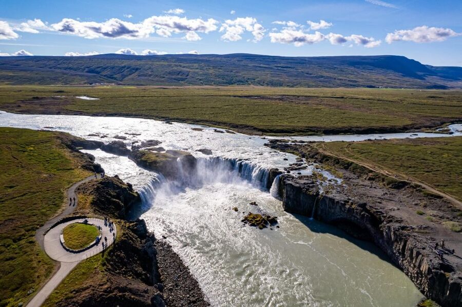 Goðafoss Waterfall Tour from Akureyri Port - Spending 75 minutes at the Waterfall of the Gods
